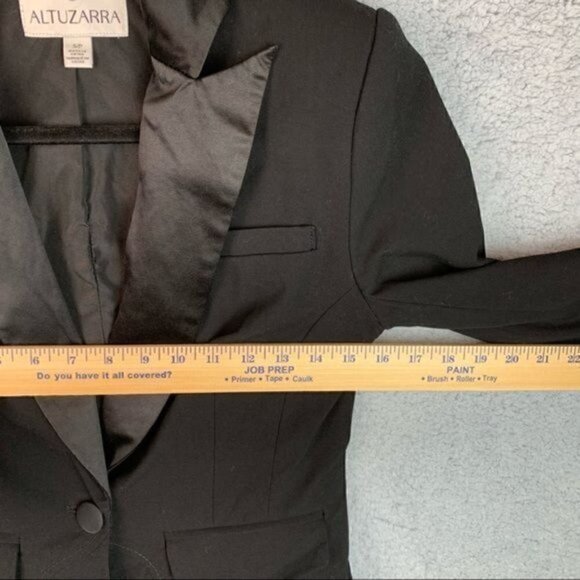 Altuzarra Target Padded Shoulder One button Collard Blazer Jacket size small - Picture 8 of 12
